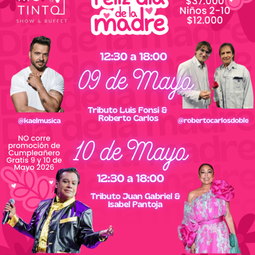 09 y 10 de Mayo - Día de la Madre 